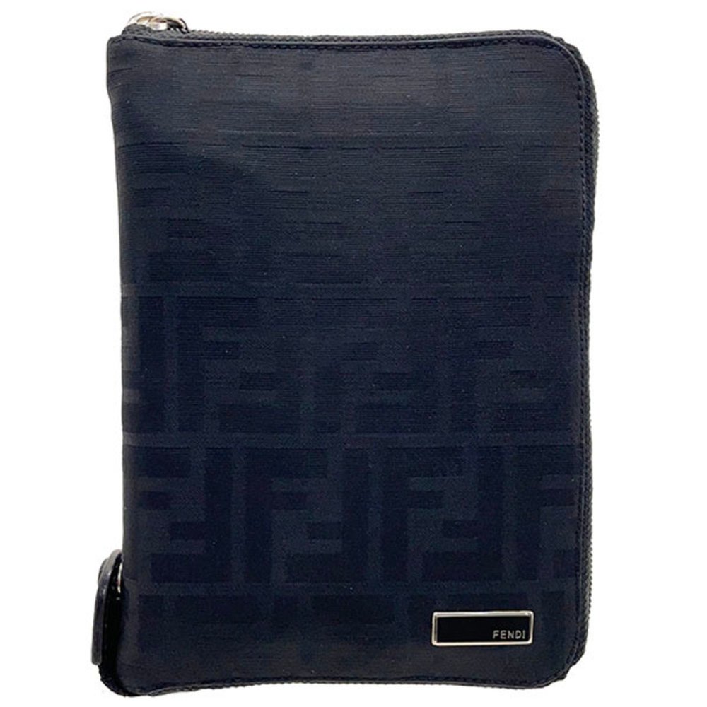 Fendi notebook cover Zucca agenda nylon canvas black 2559 30214 FENDI FF 6 ho...